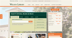 Desktop Screenshot of library.laverne.edu